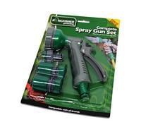Kingfisher Complete Spray Gun Set for Hose. 4 Connections included. Ideal for General Watering Tasks
