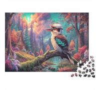 Kingfisher Enchanted Forest 1000 Piece Jigsaw Puzzle Jigsaw Puzzle for Adults Night Scenery Relaxation Home Decor Gift 52x38cm/1000pcs