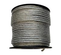 Kingfisher Evolution Race Dyneema SK78 Core Rope 2mm x Approx. 25m - Mini Spool with Polyester Cover - High Strength 200kg Breaking Strain - Silver