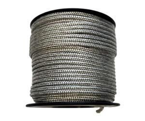 Kingfisher Evolution Race Dyneema SK78 Core Rope 2mm x Approx. 25m - Mini Spool with Polyester Cover - High Strength 200kg Breaking Strain - Silver