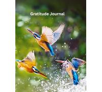 Kingfisher Family Journal: 8.5 x 11 100 lined pages in softcover notebook