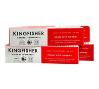 KINGFISHER FENNEL NATURAL TOOTHPASTE - with FLUORIDE - 100ml (Pack of 4)