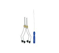 Kingfisher Fly Fishing Bobbin and Bobbin Threader Set, Set Contains 2 bobbins and one Bobbin Threader (3 Inch)