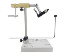 Kingfisher Fly Fishing Clarkfork True Rotary Fly Tying Vise, Gold