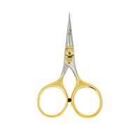 Kingfisher Fly Fishing Fly Tying Razor Scissor, 4in - Gold