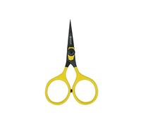 Kingfisher Fly Fishing Fly Tying Razor Scissor, 4in - Yellow