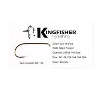 Kingfisher Fly Fishing Standard Dry Fly Hook