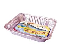 Kingfisher Foil Roasting Trays, Silver, Large, Pack of 2