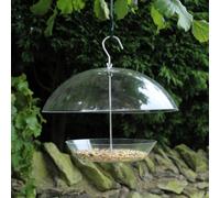 Kingfisher Garden Kingfisher Bfdome Bird Seed Feeder, Transparent, 30X30X27 Cm