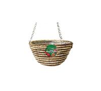 Kingfisher HB12RR 12-Inch/30 cm Rope Hanging Basket - Beige