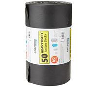 50 Pack of Heavy Duty 120L Black Refuse Sacks