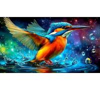 kingfisher Jigsaw Puzzles 1000 Pieces Fun and Challenging Family Game Puzzle Game Great Gift Idea for The Whole for Women, Gifts for Men 70x50cm/1000pcs