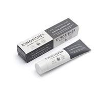 Kingfisher Natural Toothpaste Charcoal Mint Fluoride-Free | Vegetarian & Vegan | Oral Health Foundation Approved | Gluten-Free & GM-Free | Ethical Consumer Best Buy | 4 x 100ml Tubes