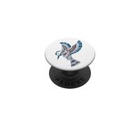Kingfisher Northwest Coast Native American Style Nature Art PopSockets Adhesive PopGrip