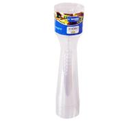 6 Pack Clear Plastic 200ml Champagne Flutes