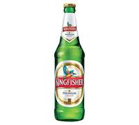 Kingfisher Premium Lager Beer (6 x 650ml Bottles)