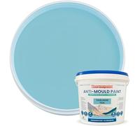 Kingfisher Thermapaint Anti Mould Paint with Active Fungicide 2.5L | Mould & Moisture Resistant Emulsion Wall Paint for Kitchens, Bathrooms & More | Waterproof & Washable | Thirlmere Teal