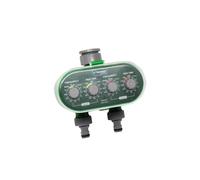 Kingfisher Twin Hose Outlet Electrical Water Timer Garden Lawn Automatic Irragation
