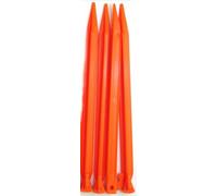 Kingfisher Unisex Olphd Heavy Duty Plastic Tent Ground Pegs 30 Cm, Pack of 4, Red, NA