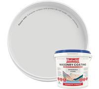 Kingfisher Weatherflex Masonry Paint 5L | Waterproof & Non-Toxic Outdoor Paint for Brick, Stone, Concrete and More | Ultra-Flexible, Crack Resistant & Breathable for Extreme Weather | Ennerdale Stone