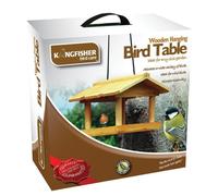 Kingfisher Wooden Hanging Bird Table | Bird Feeder Table