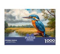 Kingfisher1000Piece JigsawPuzzlesanimal KidsforAdult Challenging Brainteasing Age12+byth EducationalGames Brainteasing Adults Jigsaw Puzzle 38x26cm/1000pcs