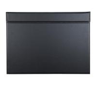 KINGFOM™ 18''x14'' Rectangle A3 PU Leather Desk Mat with Paper Clip (Black)