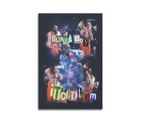 KINGGHYLL Burna Boy Poster Decorative Painting Canvas Poster Wall Art Living Room Decor Modern Aesthetic Poster 08x12inch(20x30cm) Unframe-style