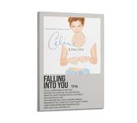 KINGGHYLL Celine Dion Album Falling Into You Poster Decorative Painting Canvas Poster Wall Art Living Room Decor Modern Aesthetic Poster 08x12inch(20x30cm) Frame-style