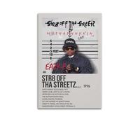 KINGGHYLL Eazy-E Album Str8 Off Tha Streetz of Muthaphukkin Compton Poster Decorative Painting Canvas Poster Wall Art Living Room Decor Modern Aesthetic Poster 16x24inch(40x60cm) Unframe-style