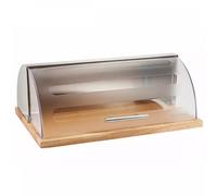 KINGHOFF KH-3210 BAMBOO-ACRYLIC BREAD BOX