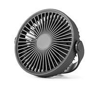 Kingke 2000mAh Rechargeable Camping Fan with Night Light Nature USB Ceiling Circulator for Ceiling Rechargeable for Tents with Light