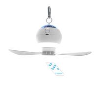 Kingke 3 in 1 Electric Fan 3600mAh TypeC Recharge Air Cooling Outdoor Camping Ceiling Led Light and Projection Lamp Portable Outdoor Rechargeable with Projection Hanging Tent Lamp Family Indoor Night