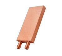 Kingke Advanced Fluid Physics Refrigerating Head Thin Aluminum Building Strengthened Heat Transfer Permanent Bronze Center Global CPU/GPU Liquid Refrigerating Block