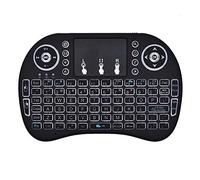 Kingknow Mini Keyboard i8 2.4G Air Mouse Wireless Keyboard with Touchpad, Rechargeable, Black, Portable, QWERTY, Ambidextrous, 92 Keys, USB, PC, Android TV Box, HTPC, Raspberry Pi