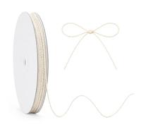 KINGLAKE 100m Beige Cotton String, 2mm Food Safe Butchers Kitchen String Macrame Bakers Twine for Cooking Meat, Crafts, Gift Wrapping, Christmas Decorations, Gardening, Hanging Pictures