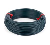 KINGLAKE 100m Green Garden Wire 1.2mm Plastic Coated Plant Training Twist Wire for Climbing Plants Support Fence Trellis