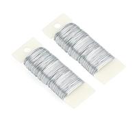 KINGLAKE 2 Roll x 41 Yards Galvanised Florist Wire for Christmas Wreaths Making, 22 Gauge Paddle Wire, Flexible Floral Binding Wires for Floral Flower Arrangements, Garland, Crafts, Bouquets