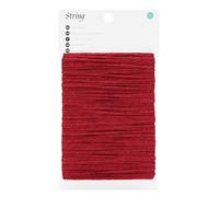 KINGLAKE 50m Red Cotton String, 2mm Macrame Bakers Twine Butchers Kitchen String for Cooking Meat, Crafts, Gift Wrapping, Christmas Halloween Decorations, Valentine's Day Presents