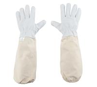 KINGLAKE Beekeeping Gloves Goatskin Large Protective Gloves for Beekeeper with Vented Sleeves