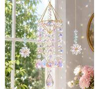 KINGLAKE Crystal Sun Catcher Kit for Windows, Suncatchers Rainbow Maker