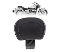 Kinglemc Adjustable Driver Rider Touring Backrest for Honda Shadow AERO VT750 2004-2016;Shadow ACE 750 1997-2003 (Black-Nod-Studded)