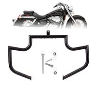 Kinglemc Crash Bar Engine Guard Highway Bar for Honda 750 VT750 VT750C VT400 Shadow Aero Phantom Spirit (Black)