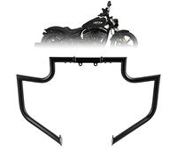 Kinglemc Crash Bar Engine Guard Highway Freeway Bar for Indian Springfield Chief Chieftain Dark Horse 16-22; Chief Vintage 14-22; Chieftain Classic Springfield Dark Horse 18-22 (Black)