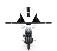 Kinglemc Flat-Out Bar Crash Bar Engine Guard Highway Freeway Bar for Harley Davidson Dyna Fat Bob Low Rider Street Bob Wide Glide Switchback Super Glide Custom 2006-2017 (Gloss Black)