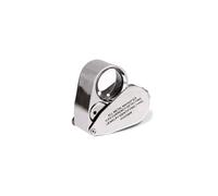 KINGMAS 40x Jeweler Loupe Folding Magnifier with Dual LED, UV Currency Detect, 25mm Lens - ELC-FD1515