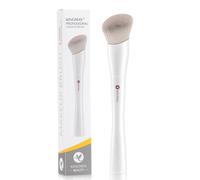 KINGMAS Angled Foundation Brush Concealer Brush, Kabuki Makeup Brush for Liquid, Blending, Cream, Powder, Blush Buffing Stippling Face Makeup Tools White (170W)