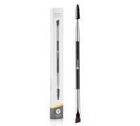 KINGMAS Spoolie Professional Double Angled End Brow Brush for Liner and Shaping Eyebrows or Eyelashes (Black)