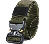 KingMoore Men's Tactical Belt Heavy Duty Webbing Belt Adjustable Military Style Nylon Belts