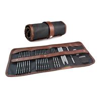Kingmyth Drawing Pencils, Sketching Pencils 12B 10B 8B 7B 6B 5B 4B 3B 2B B HB 2H 4H 6H Art Supplies Graphite Pencil Set with Charcoals for Artists,Kids or Beginners